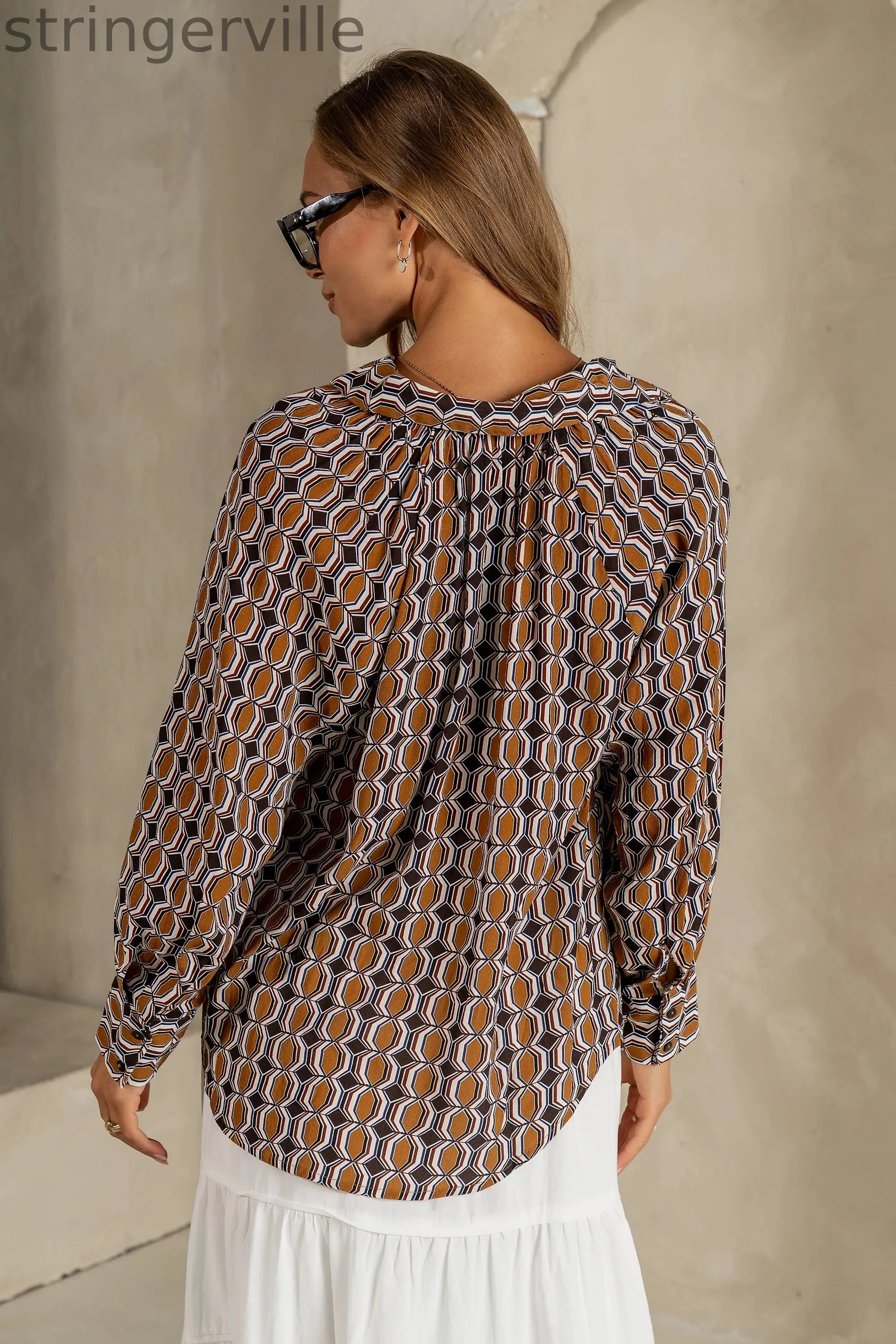 Abstract Blouse
