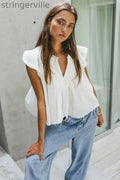 Blouse in Cream