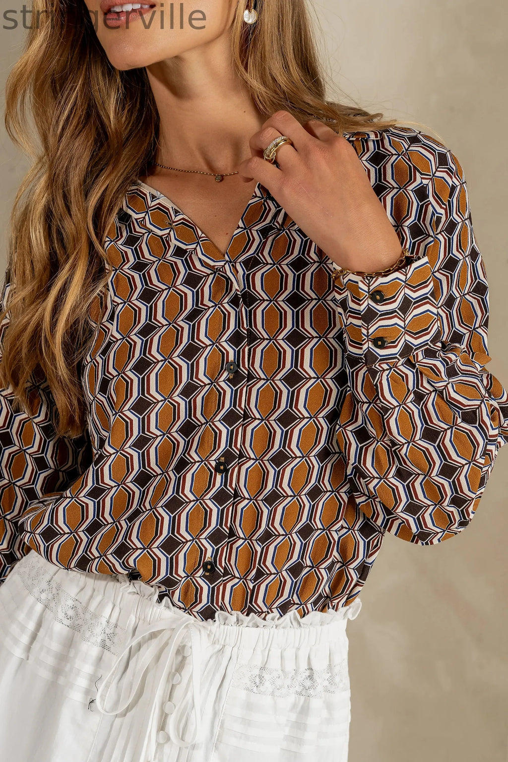 Abstract Blouse