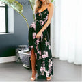 Floral Evening Party Beach  Backless Wedding Guest Dresses