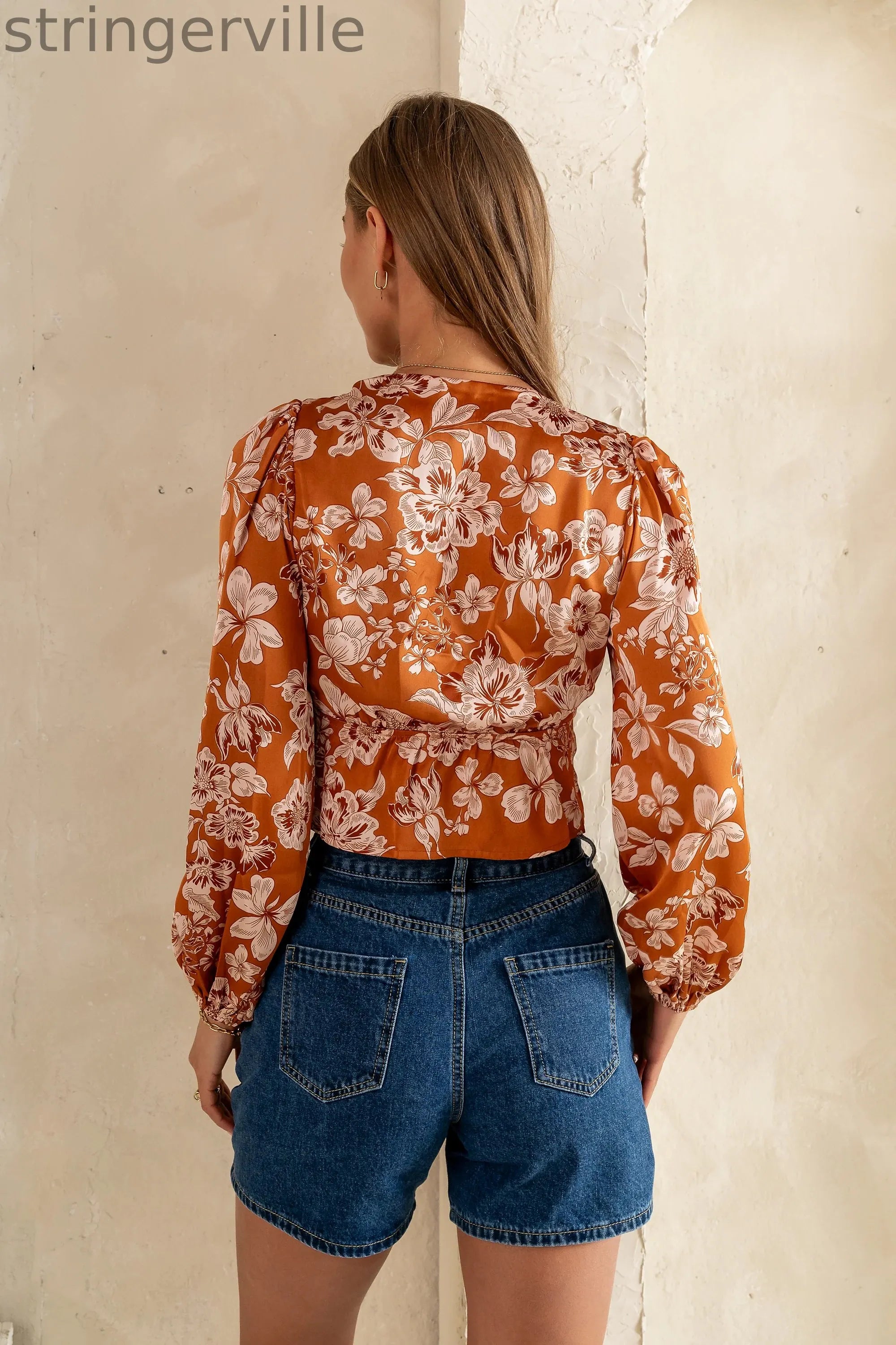 Button Front Blouse